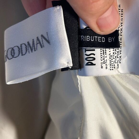 Post card Bergdorff Goodman ladies coat 6 brown linen moto biker capsule casual - Picture 9 of 16